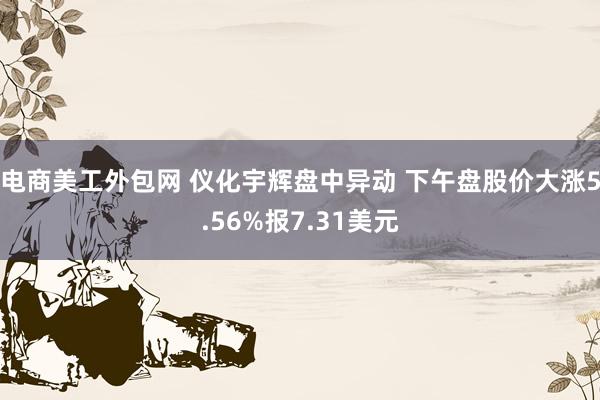 电商美工外包网 仪化宇辉盘中异动 下午盘股价大涨5.56%报7.31美元